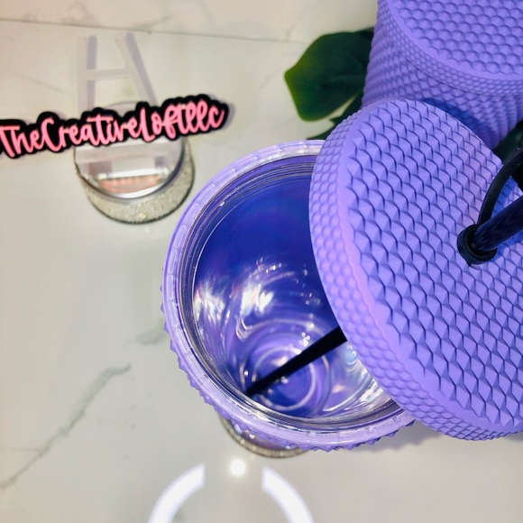 Custom 24oz Spooky Mermaid Studded Tumbler 💜 - Picture 7 of 7